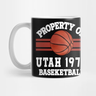 Proud Name Utah Graphic Property Vintage Basketball Mug